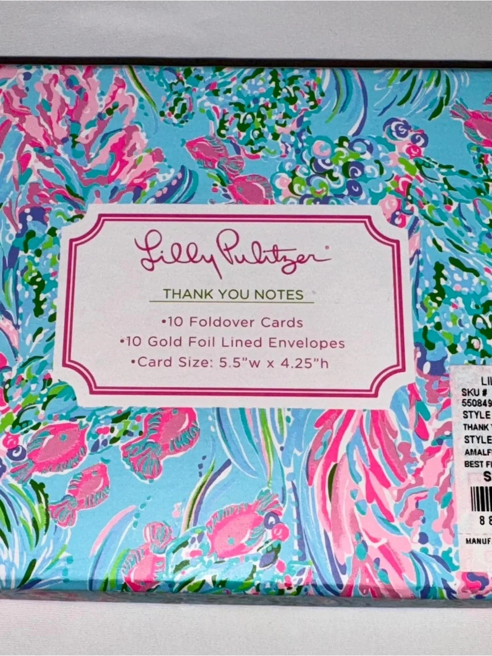 Lilly Pulitzer Thank You cards NEW Rare